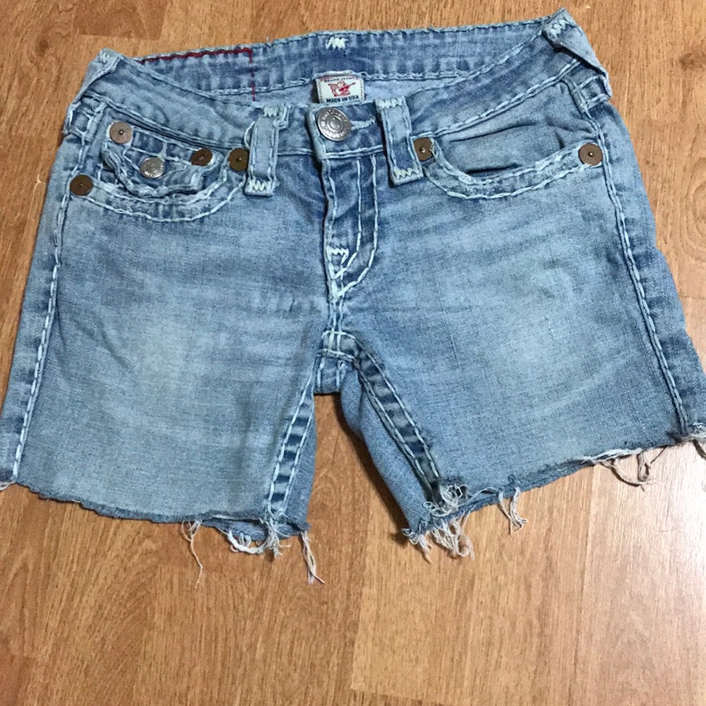 True Religion Shorts - 26 - Style Joey Big T -EUC